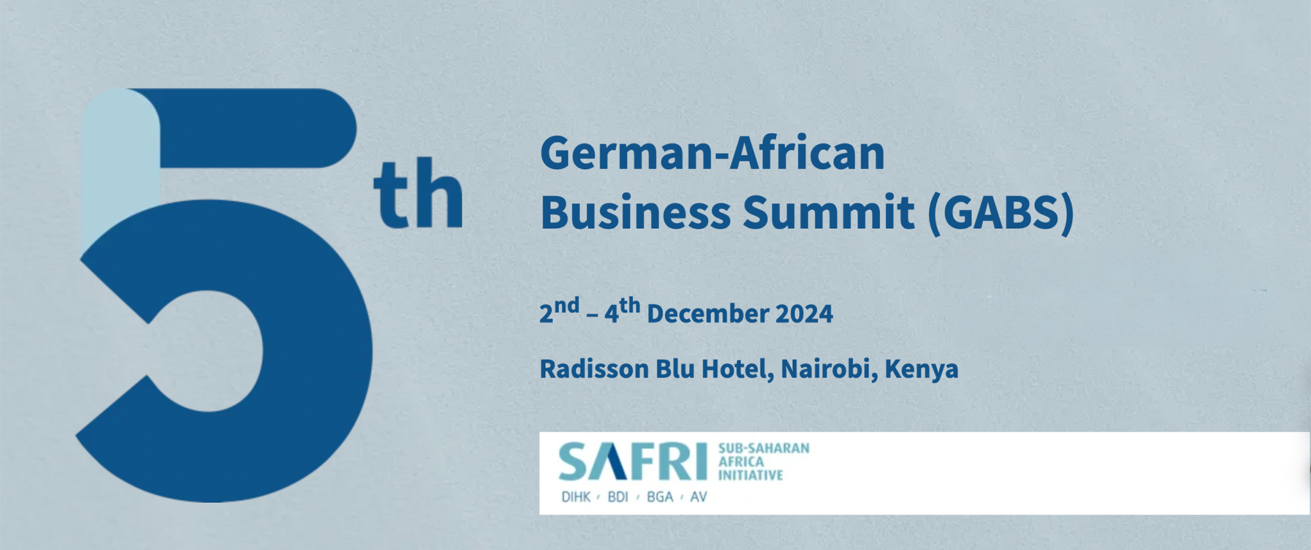 Logo 5th German-African Business Summit (GABS)